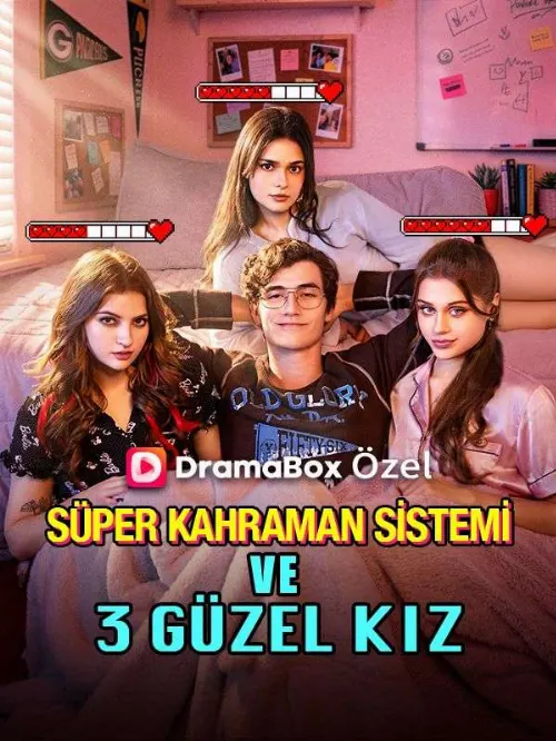Süper Kahraman Sistemi ve 3 Güzel Kız afişi