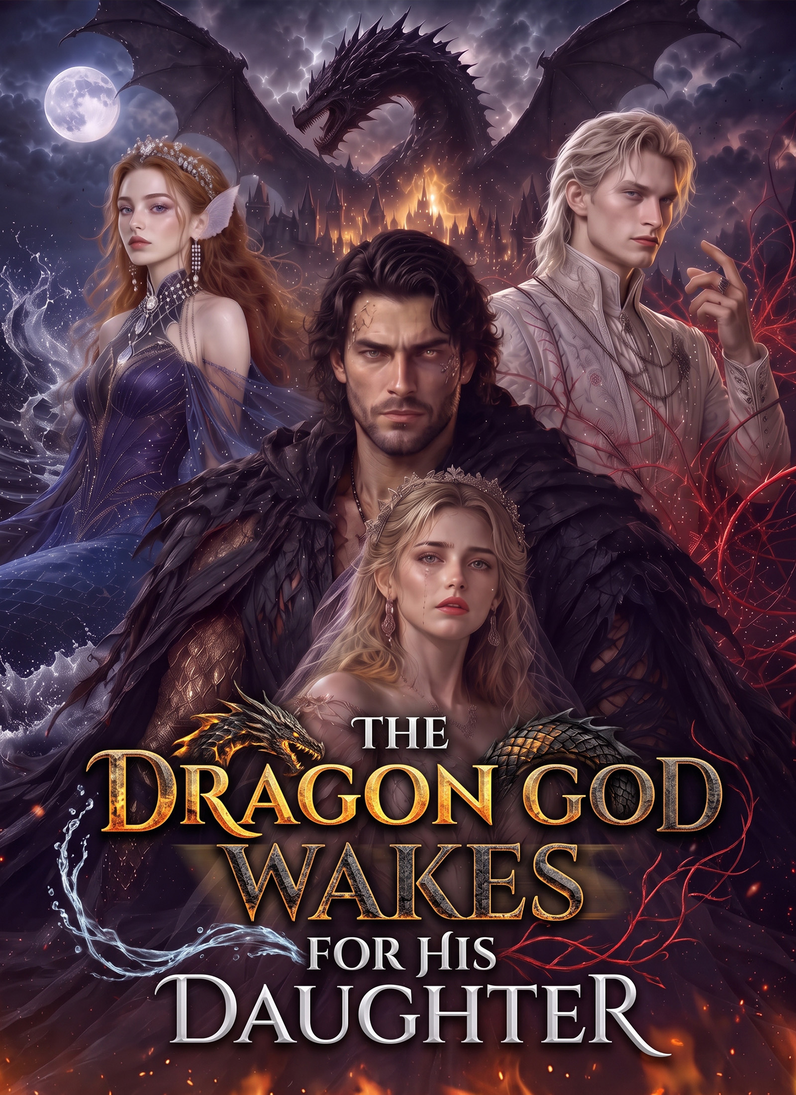 The Dragon God Wakes for His Daughter (Ejderha Tanrısı Kızının İçin Uyanıyor) afişi