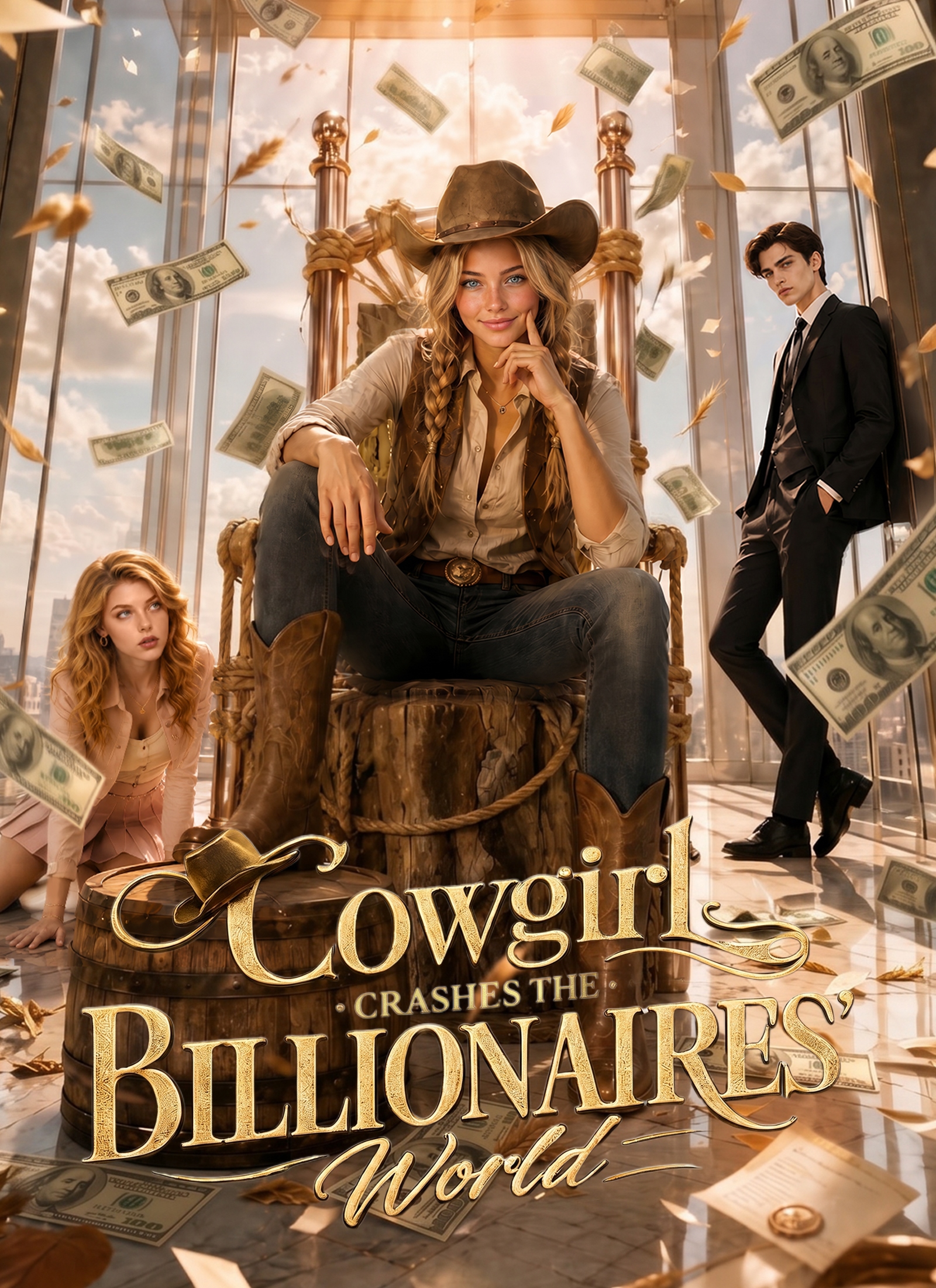 Cowgirl Crashes the Billionaires' World (Sığır Çobanı Milyarderlerin Dünyasına Giriş Yapıyor) afişi