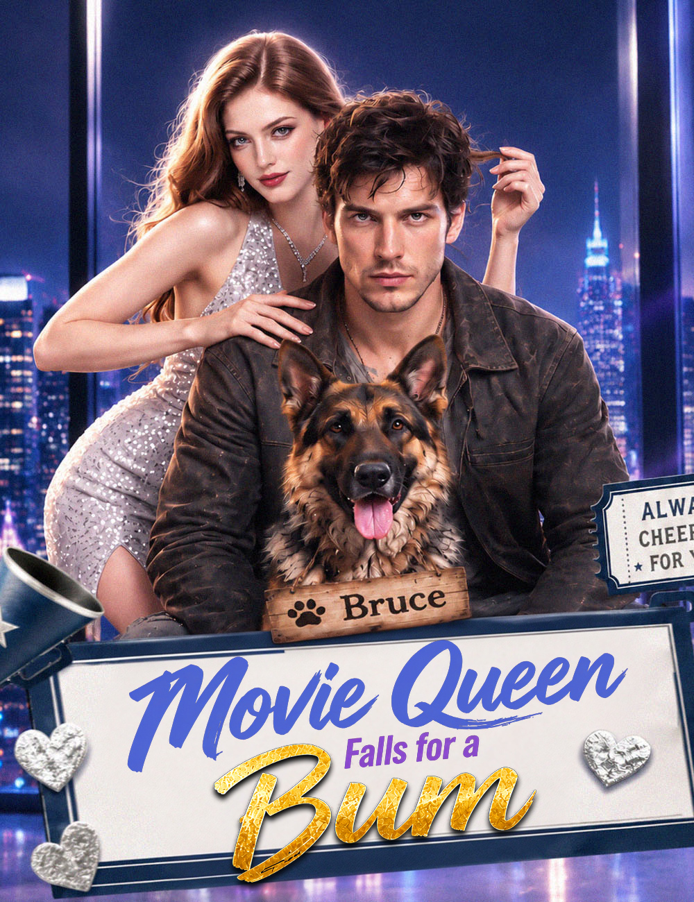 Movie Queen Falls for a Bum (Film Kraliçesi Bir Serserinin Peşinde) afişi