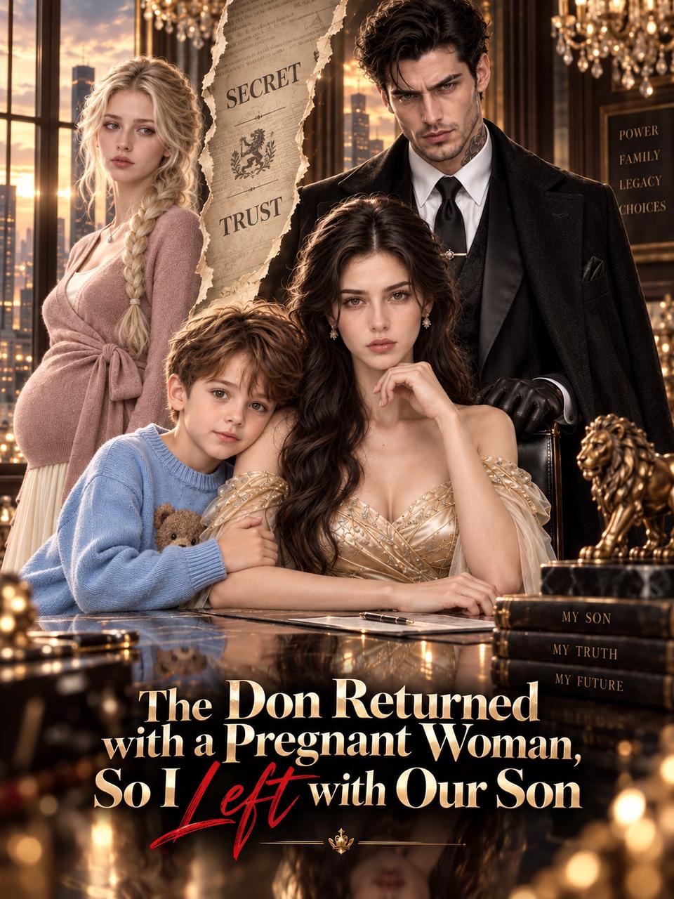 The Don Returned with a Pregnant Woman, So I Left with Our Son (Dönüşte Hamile Kadınla Gelen Don, Oğlumla Gittim) afişi