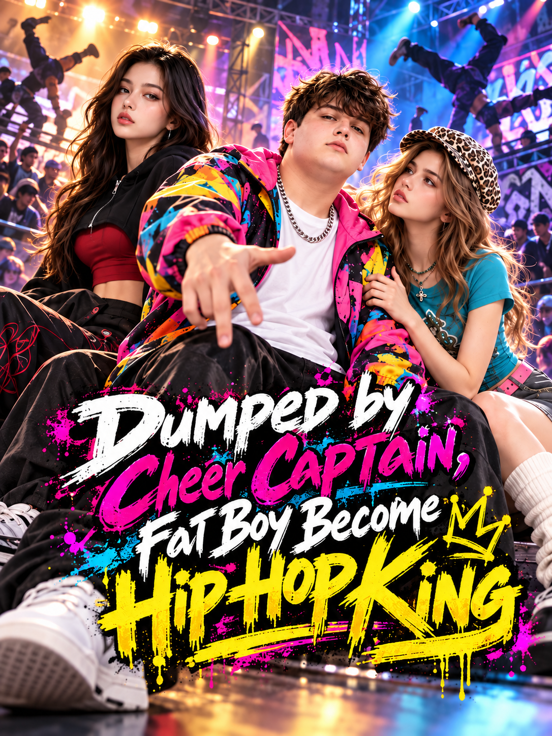 Dumped by Cheer Captain, Fat Boy Become Hip-Hop King (Çöpe Atılan Şampiyon, Şişman Çocuk Hip-Hop Kralı Oluyor) afişi