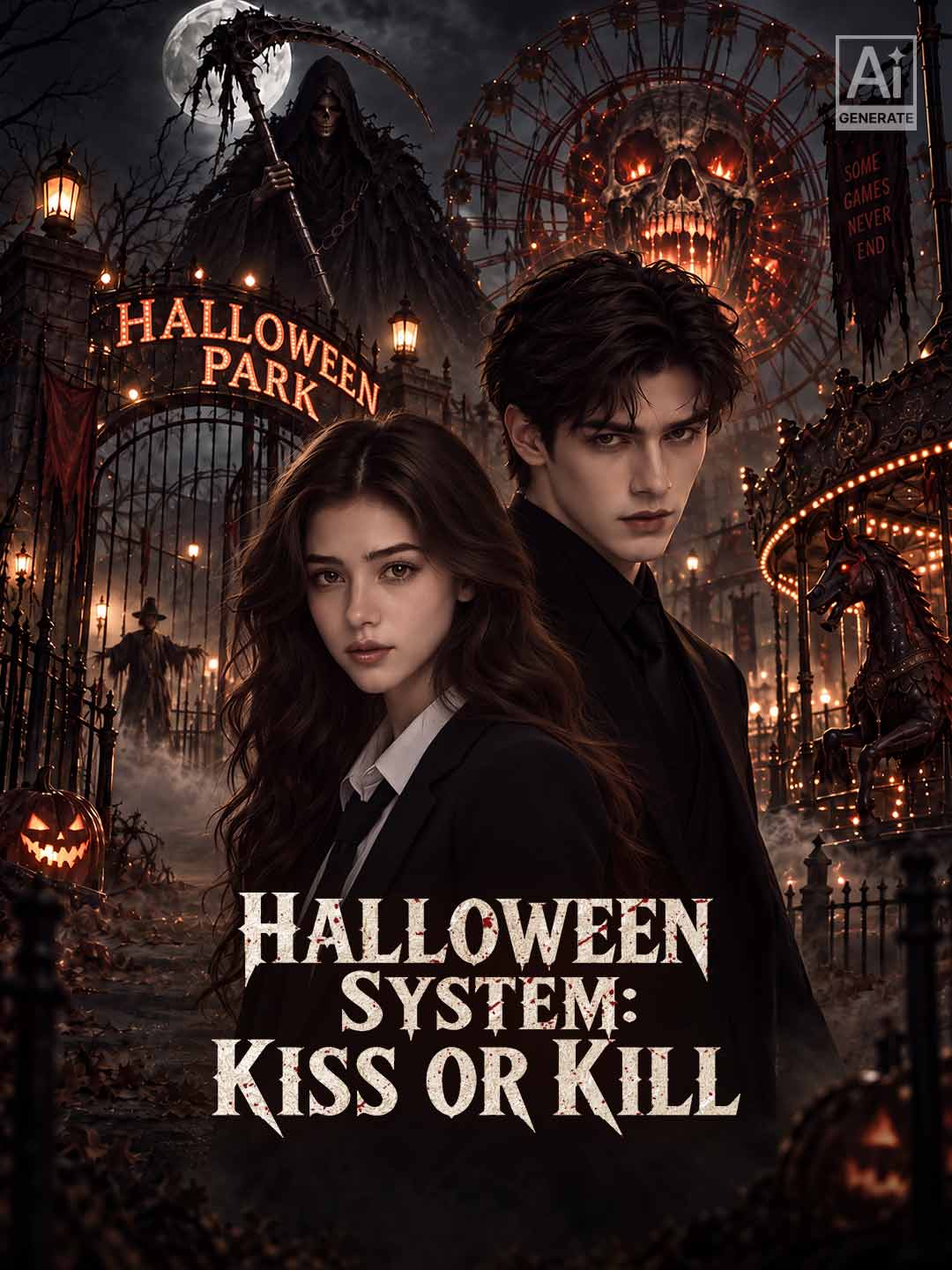 Halloween System: Kiss or Kill (Cadılar Bayramı Sistemi: Öp ya da Öldür) afişi