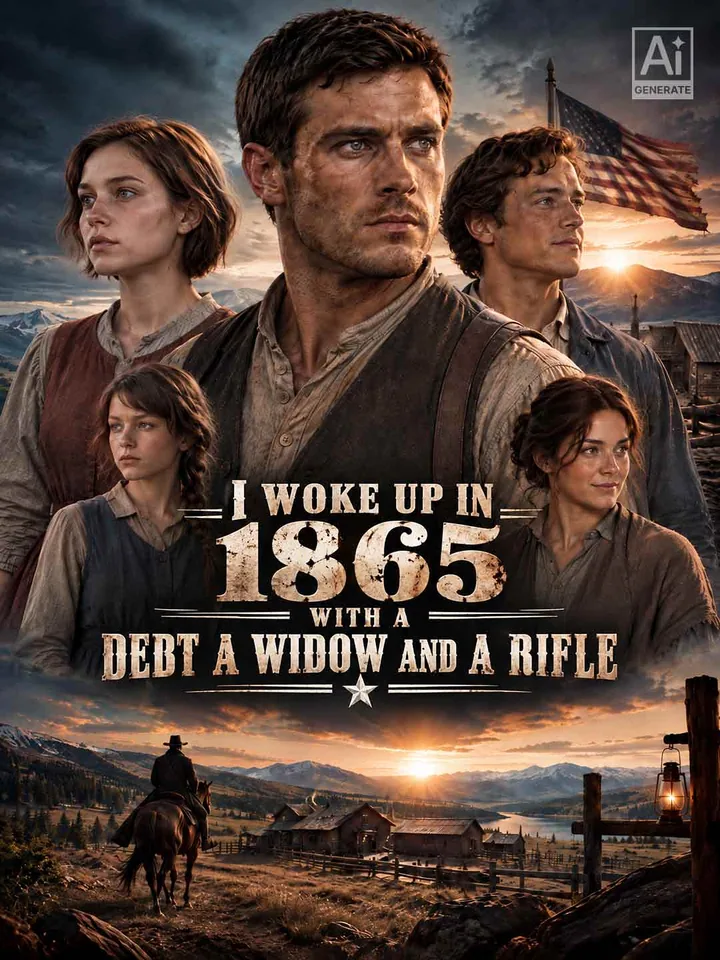 1865'te Bir Borç, Bir Dul ve Bir Tüfekle Uyandım afişi