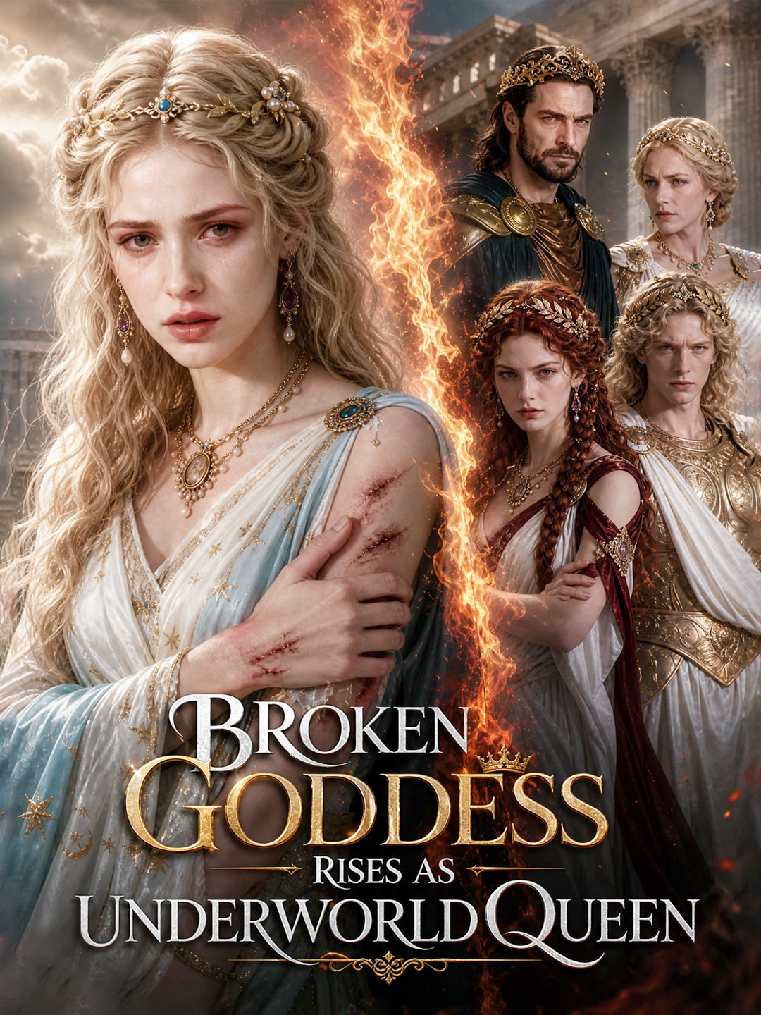 Broken Goddess Rises as Underworld Queen (Kırık Tanrıça: Yeraltı Kraliçesi Olarak Yükseliyor) afişi