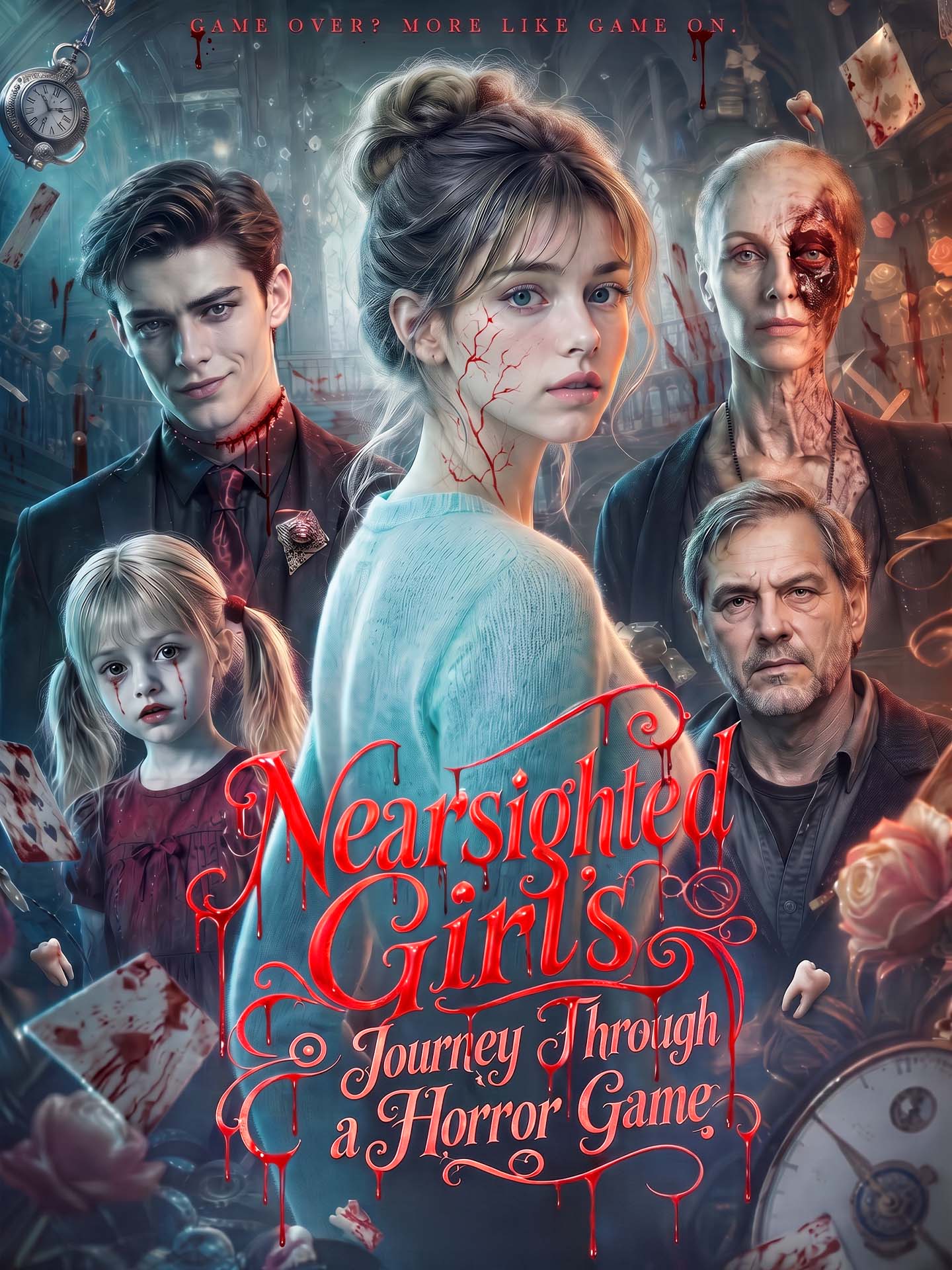A Nearsighted Girl’s Journey Through a Horror Game (Kısa Görüşlü Kızın Korku Oyunundaki Yolculuğu) afişi